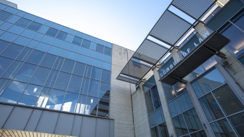 Shot of outside of Camden law building