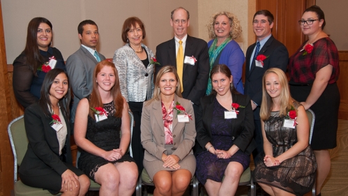 Rutgers Law Students are honored at the Mary Philbrook Public Interest Awards ceremony.