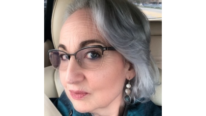 woman smirking