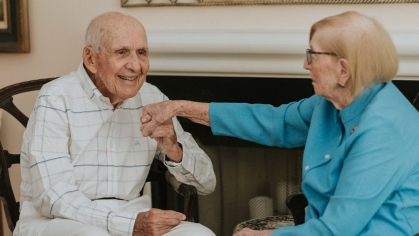 RLaw Newark alumnus Ralph D. Del Deo and his wife Blanche