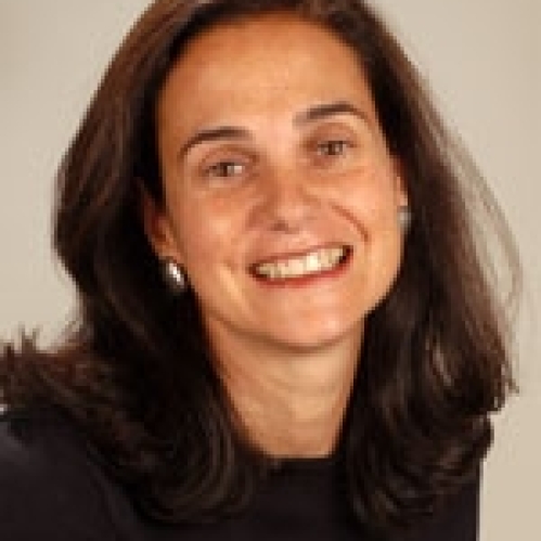 Woman smiling wearing black shirt