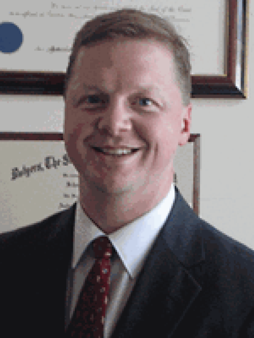 a man smiling