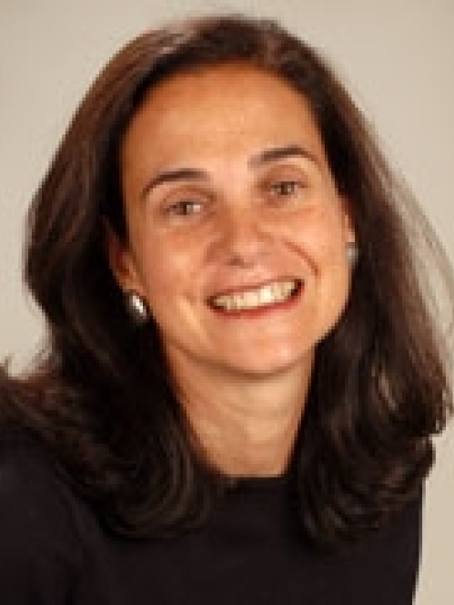 Woman smiling wearing black shirt