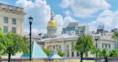 photograph of buildings in a city