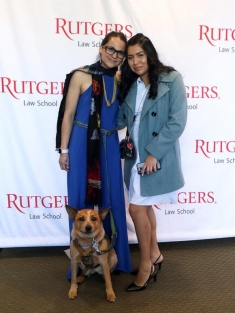 two people posing for a photograph