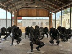 statues of people kneeling
