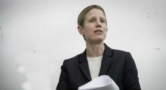 woman in a suit