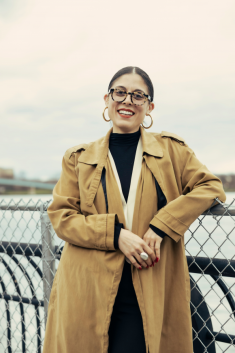 woman posing for a photograph