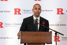 Conway Ekpo speaking at the 2024 Alumni Association Gala