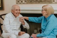 RLaw Newark alumnus Ralph D. Del Deo and his wife Blanche