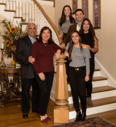 James and Sharon Maida created a family foundation with their children, building a legacy of philanthropy with the next generation: From top, Lauren, Nicholas, Lindsay, and Alexis.