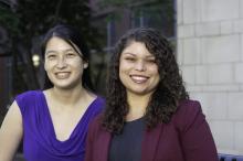 Equity and Inclusion Fellows Margaret Zhang and Andrea Johnson